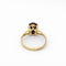 Bague 59 Bague en or jaune 14 carats et saphir étoilé 58 Facettes 28921