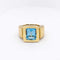 Bague 54 Didier Guérin - Bague en or jaune et topaze 58 Facettes 28815