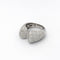 Bague 53 Bague ouverte en or blanc 18 carats et diamants 58 Facettes 28797