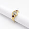 Bague 50 Bague en or jaune 18 carats, diamants et rubis 58 Facettes 29011
