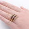 Bague 53 Verney - Bague en or jaune et rubis calibrés 58 Facettes 28795