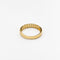 Bague 53 Demi-alliance en or jaune 18 carats et diamants 58 Facettes 29035