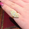 Bague 48 Marquise - Bague Art déco en or jaune et diamants 58 Facettes 29588