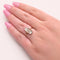Bague 56 Bague en or jaune 18 carats et diamants 58 Facettes 29585