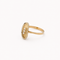 Bague 56 Bague en or jaune 18 carats et diamants 58 Facettes 29585