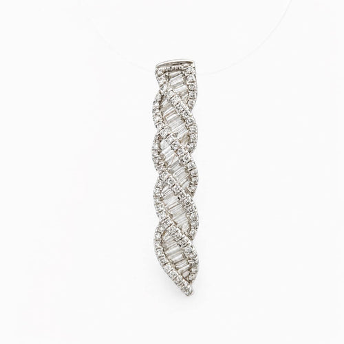 Pendentif Pendentif en or blanc et diamants 58 Facettes 29609