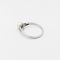 Bague 53 Bague en or blanc avec perle et diamants 58 Facettes 29582