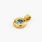 Pendentif Pendentif en or jaune 18 carats et topaze bleue 58 Facettes 29053