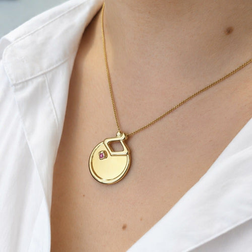 Pendentif Mauboussin - Pendentif en or jaune et rubis 58 Facettes 29817