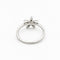 Bague 48 Bague fleur en or blanc et diamants 58 Facettes 30091