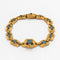 Bracelet Bracelet en or jaune 18 carats et turquoises 58 Facettes 27765