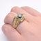 Bague 55 Bague godrons en or jaune 18 carats et diamant 58 Facettes 30295