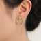 Boucles d'oreilles Boucles d'oreilles en or jaune et or blanc 18 carats 58 Facettes 30588