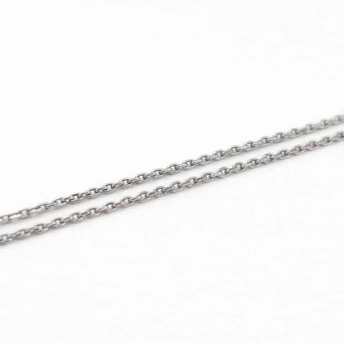 Collier Collier pendentif en or blanc et citrine 58 Facettes 30824