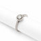 Bague 53 Bague halo en or blanc et diamants 58 Facettes 31068