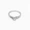 Bague 54 Solitaire - Bague en or blanc et diamant 58 Facettes 31070