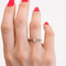 Bague 54 Solitaire - Bague en or blanc et diamant 58 Facettes 31070