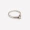 Bague 54 Solitaire - Bague en or blanc et diamant 58 Facettes 31070