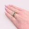 Bague 58 Bague architecturée en or jaune et or blanc 58 Facettes 31226