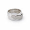 Bague 52 Bague croisée en or blanc et diamants 58 Facettes 31893