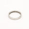 Bague 53 Demi-alliance - Bague en or blanc et diamants princesse 58 Facettes 31889