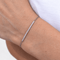 Bracelet Bracelet ligne en or blanc et diamants 58 Facettes 31896