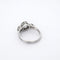 Bague 54 Bague trilogie en or blanc et diamants taille ancienne 58 Facettes 31885