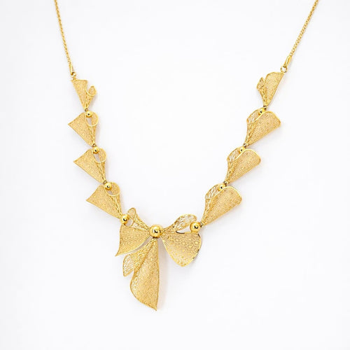 Collier Nœuds - Collier en or jaune 18 carats 58 Facettes 31901