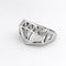 Bague 63.5 Flav x Le Diamantaire - Chevalière Chic and Bling en or blanc et diamants 58 Facettes 32227