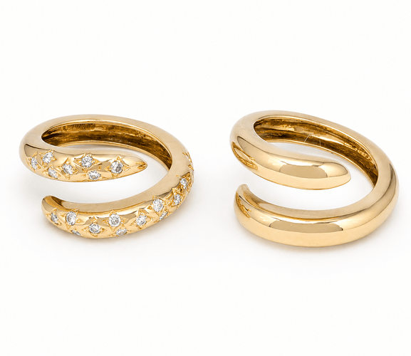 Bague 58 Chaumet Tango - Bague en or jaune 18 carats et diamants 58 Facettes 32617