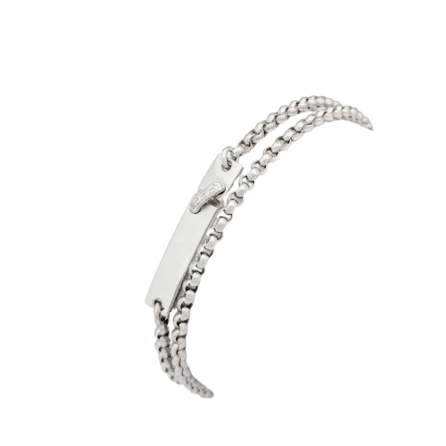 Bracelet Chaumet Lien - Bracelet en or blanc et diamants 58 Facettes 32655