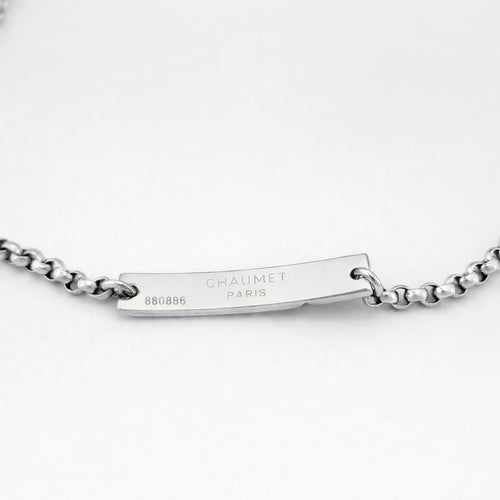 Bracelet Chaumet Lien - Bracelet en or blanc et diamants 58 Facettes 32655
