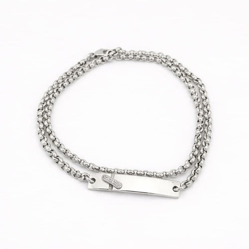 Bracelet Chaumet Lien - Bracelet en or blanc et diamants 58 Facettes 32655