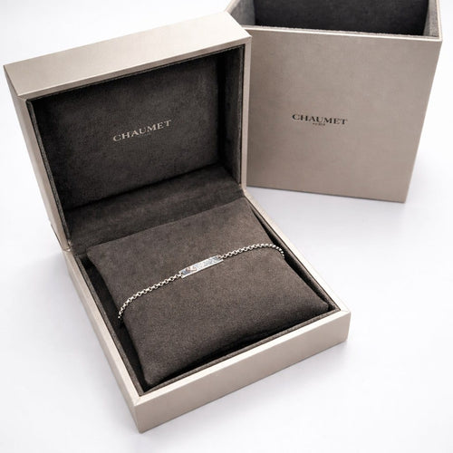 Bracelet Chaumet Lien - Bracelet en or blanc et diamants 58 Facettes 32655