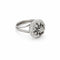 Bague 55 Bague marguerite en or blanc et diamants 58 Facettes 32932