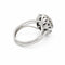 Bague 55 Bague marguerite en or blanc et diamants 58 Facettes 32932