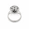 Bague 55 Bague marguerite en or blanc et diamants 58 Facettes 32932