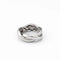 Bague 48 Poiray Tresse - Bague en or blanc et diamants 58 Facettes 32675