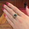 Bague 52 Bague quartz fumé en or rose et blanc, citrines et diamants 58 Facettes 32603