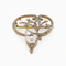 Pendentif Broche-pendentif floral en or jaune, perles et diamants 58 Facettes 32601