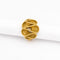 Bague 54 Bague motif corde ondulante en or jaune 58 Facettes 32695