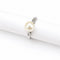 Bague 51 Bague en or blanc, perle de culture et diamants 58 Facettes 32599
