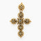 Pendentif Pendentif croix en or jaune et diamants 58 Facettes 32666