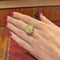 Bague 52 Augis - Bague chevalière en or jaune 18 carats, diamant et rubis 58 Facettes 33094