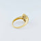 Bague 51 Bague en or jaune 18 carats avec saphir et diamants 58 Facettes 33096