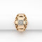 Bague 56 Bague tank ajourée en or jaune et diamant 58 Facettes 33016