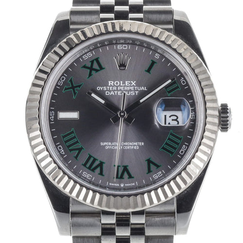 Montre Rolex Datejust 41 Wimbledon - Montre automatique réf. 126334 58 Facettes 2.19266