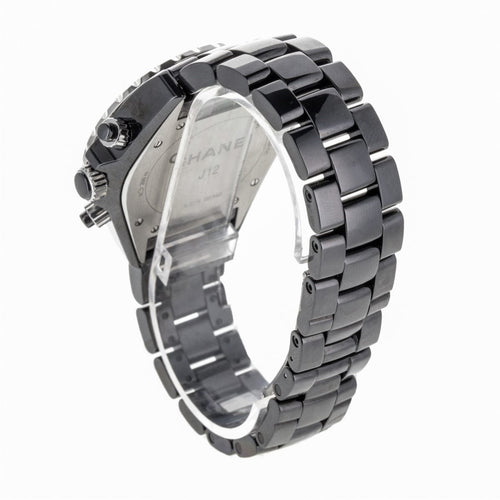 Montre Chanel J12 - Montre chronographe 41 mm en céramique noire (2019) 58 Facettes 2.18603