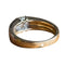 Bague 56 Solitaire - Bague en or jaune 18 carats diamant rectangle 58 Facettes 373