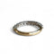 Demi-alliance - Bague en or 18 carats et diamants